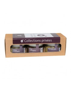 3 jars collection box -...