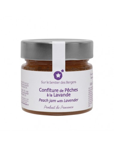 Peach jam with Lavender - 220g