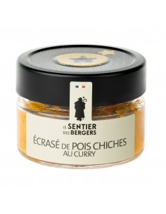 Crème de pois chiche au curry