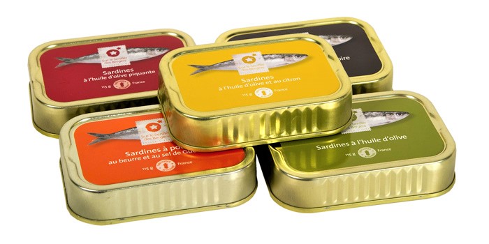 sardines &agrave; l'huile d'olive